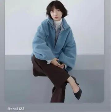 CLANE 클라네 SLIVER HALF ZIP TOPS