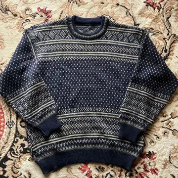 unknown 페어아일 니트 버드아이