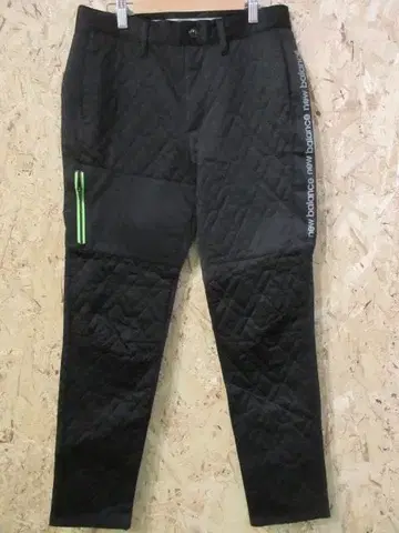 뉴발란스 방한 팬츠 남성용 가을 겨울용 블랙 사이즈: 3(S)