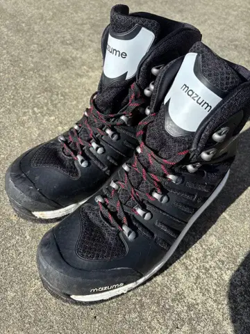 MAZUME 스파이크 슈즈 M(25)EEE 블랙