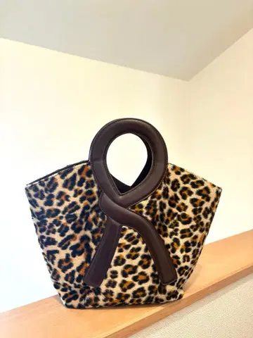레오파드 무늬 핸드백 로베르타 디 카멜리노
