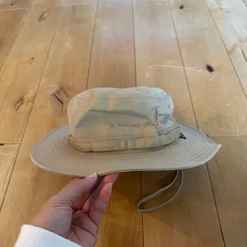 스노우피크 베이지 아웃도어 햇