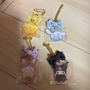 산리오 트위드 시나모롤 쿠로미 멜짱 폼폼푸딩