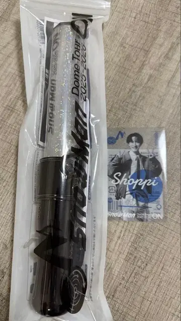 SnowMan 응원봉+클리어 스티커 와타나베 미개봉 새상품