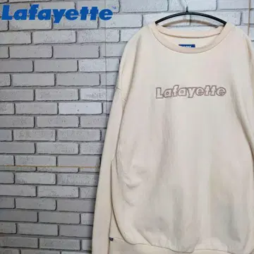 Lafayette 라파예트 맨투맨 자수 빅 로고 빅 실루엣!