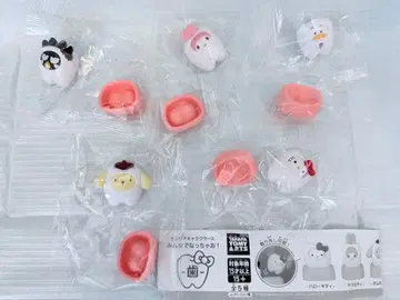 산리오 캐릭터즈 모두 함께 되자!-치아- 5종