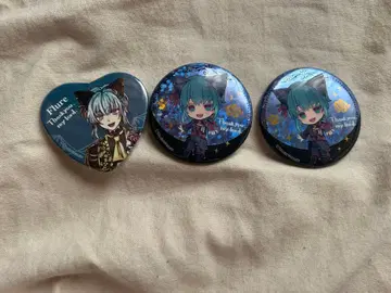 아크네코 악마 집사와 블랙 고양이 플뢰르 캔뱃지