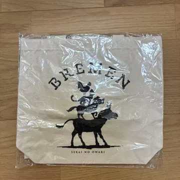 [ 미개봉 ] SEKAI NO OWARI 세계의 끝 브레멘 토트백