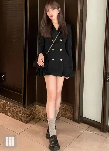 GRL 플리츠 테일러드 자켓 M [ tu1418 ]