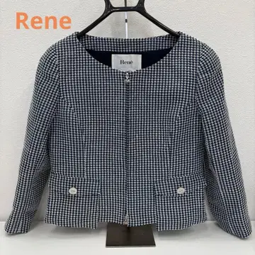 Rene 르네 자켓 노카라 지퍼