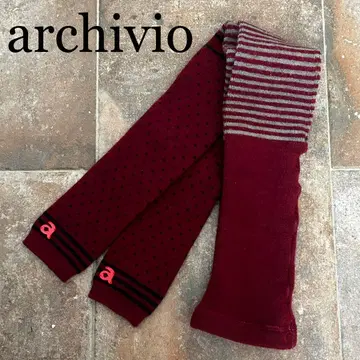 아르키비오 니트 레깅스 보더 도트 스트라이프 도트