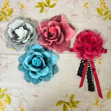 593.액세서리 코사지 4종 세트