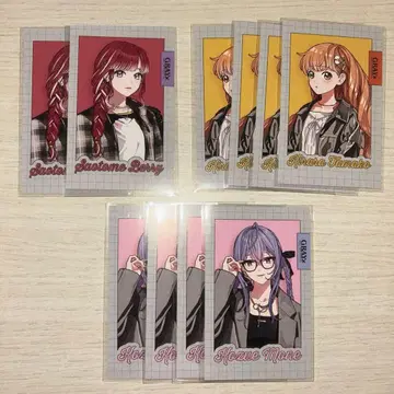 니지산지 GRAY x ACCENT 랜덤 폴라로이드풍 카드