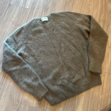 UNITED ARROWS 베이지 크루넥 스웨터 캐시미어 애로우즈