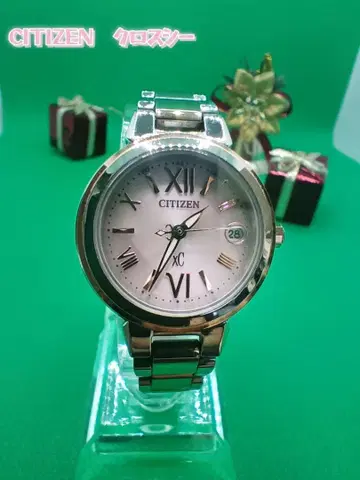 CITIZEN XC 핑크 다이얼 여성용 손목시계