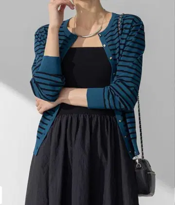 이번 시즌 [세탁 가능] 레이온 폴리에스테르 스트레치 가디건