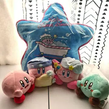 새상품 별의 커비 봉제 인형 세트 별 모양 쿠션