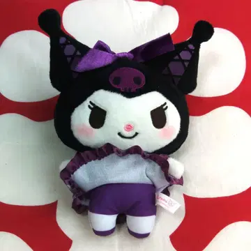 쿠로미 봉제 인형 보라색 블랙 약 20cm