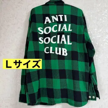 ANTI SOCIAL SOCIAL CLUB 체크 셔츠 L 사이즈
