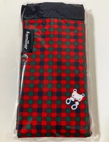 새상품 파밀리아 에코백 슈파트 S 사이즈 빨간색 체크