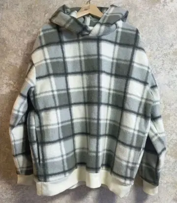 ZARA 자라 XL 체크 육중 후드티 풀오버