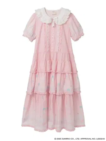 핑크하우스 리틀트윈스타 패턴 원피스