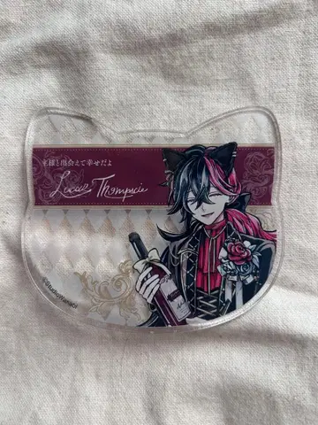 아크네코 악마 집사와 블랙 고양이 루카스 아크릴 코스터