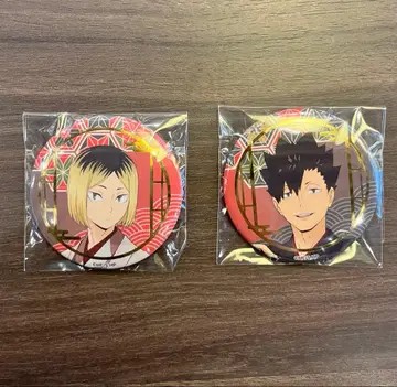 하이큐!! 교토 한정판 일본 의류 코즈메 켄마 쿠로오 테츠로 캔뱃지