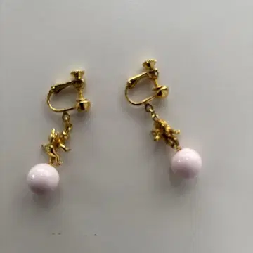 레어 도서 핑크 펄 귀찌