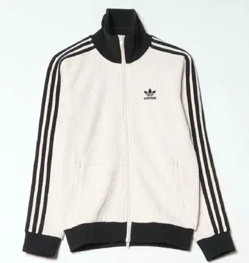 adidas 와플 트랙 자켓 L 화이트/블랙