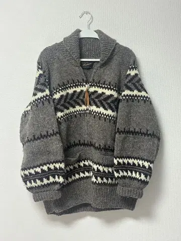 Kastane 울 100% 집업 스웨터 M