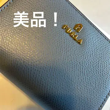 FURLA 라이트 블루 접이식 지갑 박스 포함