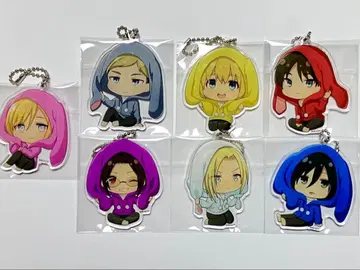 진격의 거인 아크릴 키링 리바이 없음 토끼 귀 ver