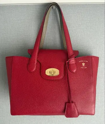 새상품급 ADMJ 액세서리 가죽 토트 백