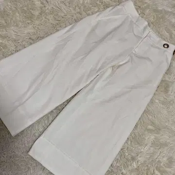 SOINA RYKIEL 와이드 팬츠 화이트 40 캐주얼 심플