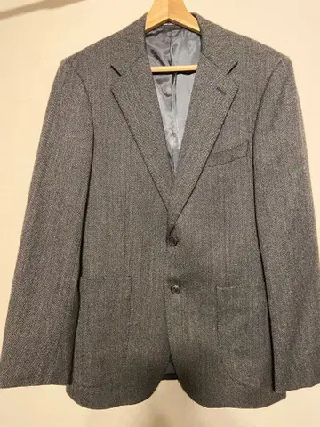 유나이티드 애로우즈 자켓 헤링본 그레이 브리티시 울