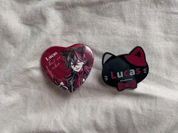 악마 집사와 검은 고양이 아쿠네코 루카스 네임 배지 캔뱃지