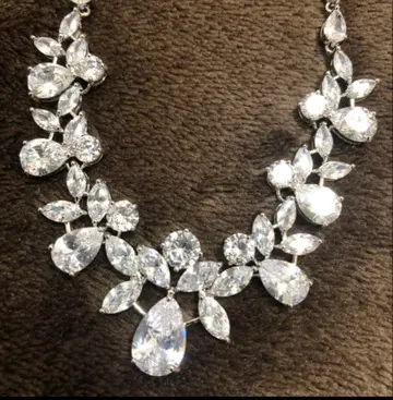 지르코니아 목걸이 & 귀찌 세트