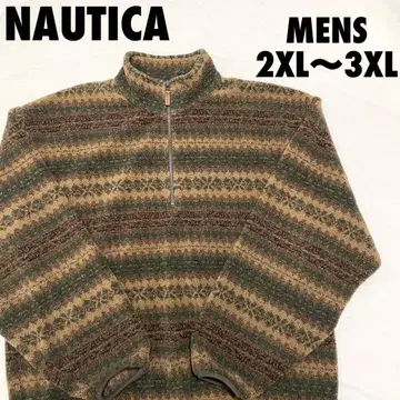 NAUTICA 노티카 하프 지퍼 플리스 2XL~3XL 상당