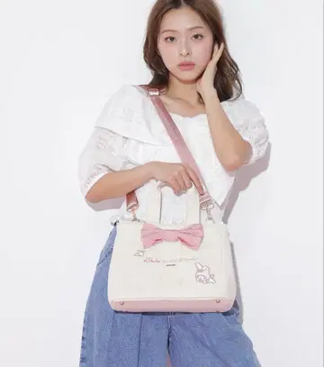 JILL by JILLSTUART 마이멜로디 x 리본 스티치 토트백