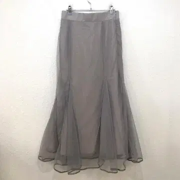 택 포함 새상품 Louere 밑단 파이핑 튤 머메이드 스커트 [ XL ]