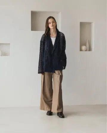 selle glant 더블 테일러드 레이스 자켓 L 사이즈