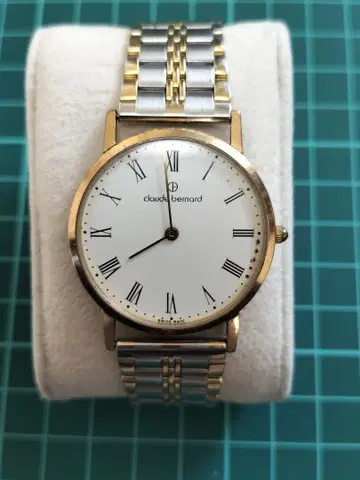 Claude Bernard 스위스 손목시계 쿼츠 화이트/골드