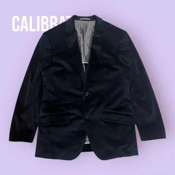 CALIBRAT 네이비 벨벳 테일러드 자켓 [ 38 ] S1213