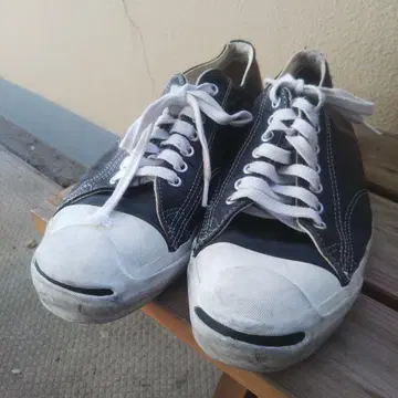 컨버스 잭 퍼셀 블랙 가죽 USA제