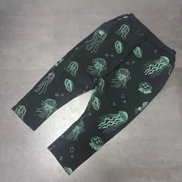 미사용품 marblesud 팬츠 자수 해파리