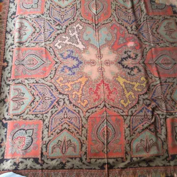 ETRO 대형 스카프 스톨 실크 울