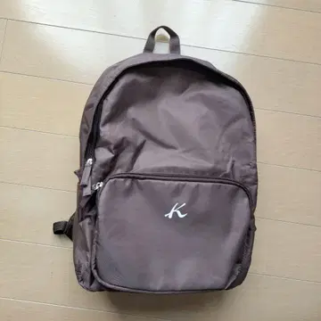 [ 새상품급 ] Kitamura 키타무라 K 로고 심플 브라운 백팩 경량