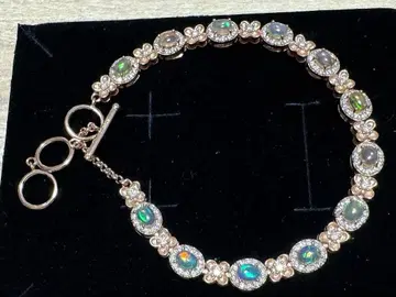 실버 925 오팔 팔찌