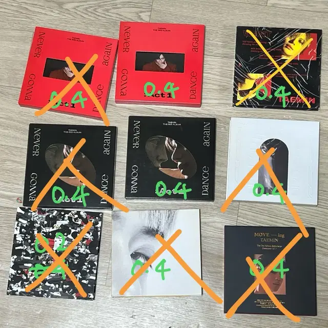 샤이니 태민 앨범 판매